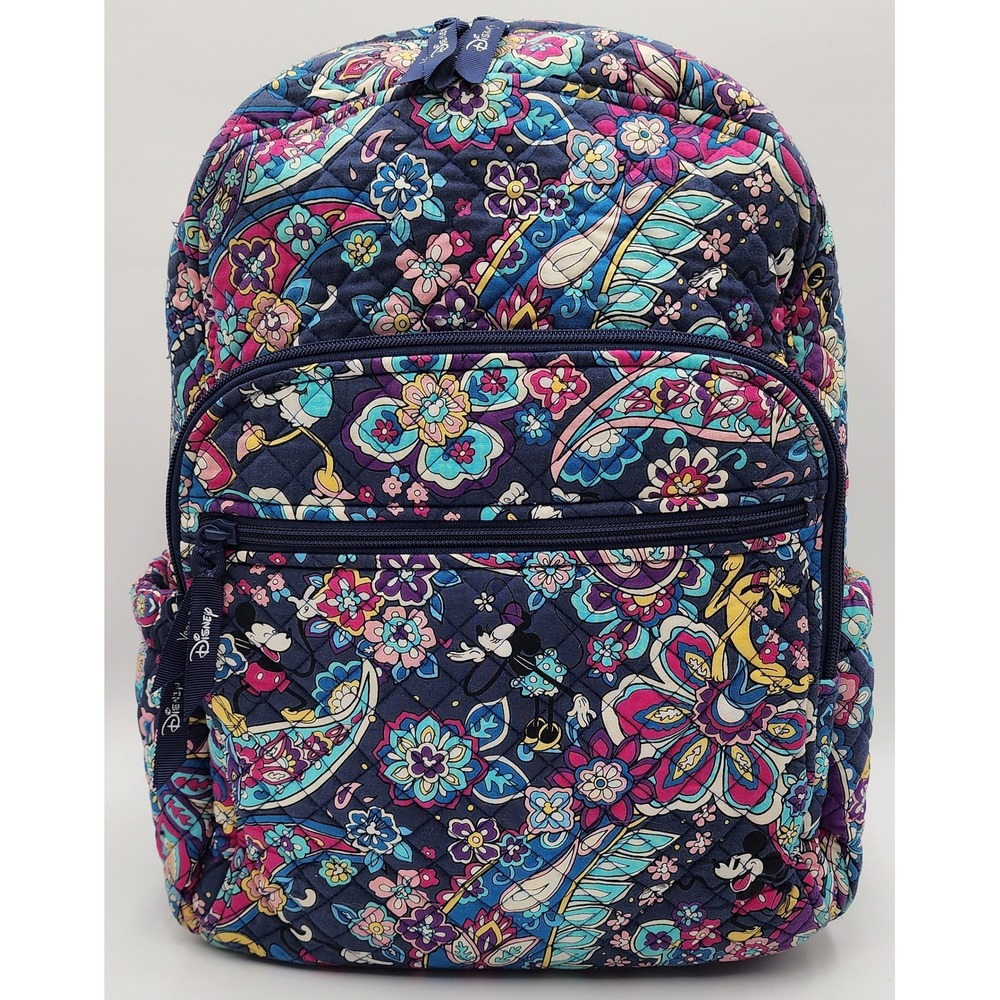 Vera Bradley Disney Backpack & Lunch Bunch Set Mickey Sensational Six Paisley - Picture 2 of 16